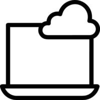 Cloud icon symbol vector image. Illustration of the hosting storage design image