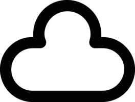 Cloud icon symbol vector image. Illustration of the hosting storage design image