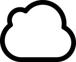 Cloud icon symbol vector image. Illustration of the hosting storage design image