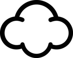 Cloud icon symbol vector image. Illustration of the hosting storage design image