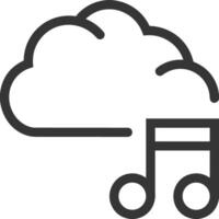 Cloud icon symbol vector image. Illustration of the hosting storage design image