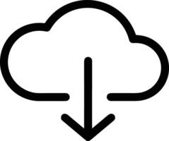 Cloud icon symbol vector image. Illustration of the hosting storage design image