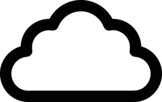 Cloud icon symbol vector image. Illustration of the hosting storage design image