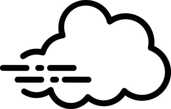 Cloud icon symbol vector image. Illustration of the hosting storage design image