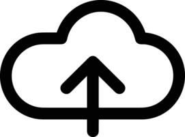 Cloud icon symbol vector image. Illustration of the hosting storage design image