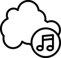 Cloud icon symbol vector image. Illustration of the hosting storage design image