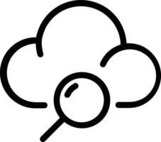 Cloud icon symbol vector image. Illustration of the hosting storage design image