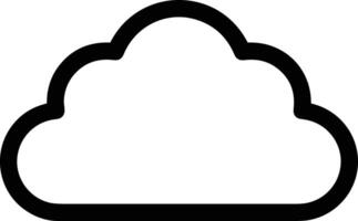 Cloud icon symbol vector image. Illustration of the hosting storage design image