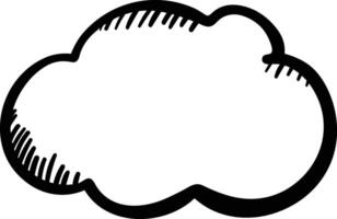 Cloud icon symbol vector image. Illustration of the hosting storage design image