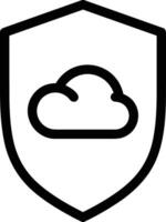 nube icono símbolo vector imagen