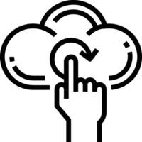 Cloud icon symbol vector image