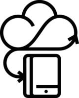 Cloud icon symbol vector image