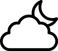 nube icono símbolo vector imagen