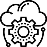 Cloud icon symbol vector image