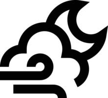 nube icono símbolo vector imagen