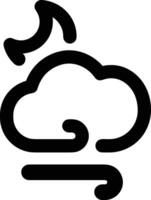 nube icono símbolo vector imagen