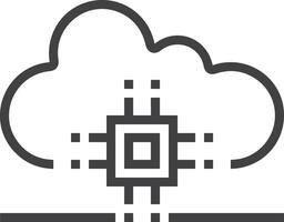 Cloud icon symbol vector image