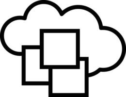 Cloud icon symbol vector image