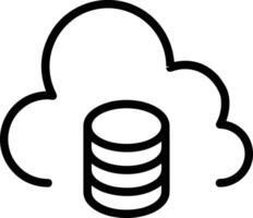 Cloud icon symbol vector image