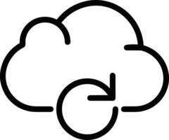 Cloud icon symbol vector image