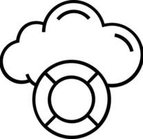 Cloud icon symbol vector image