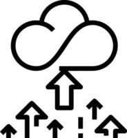 Cloud icon symbol vector image