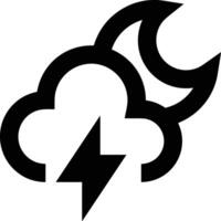 nube icono símbolo vector imagen