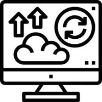 Cloud icon symbol vector image