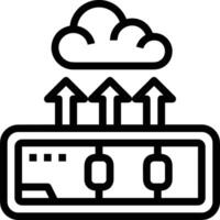 Cloud icon symbol vector image