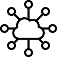 Cloud icon symbol vector image