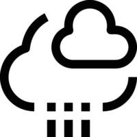 nube icono símbolo vector imagen