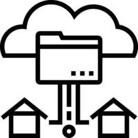 Cloud icon symbol vector image