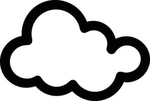 nube icono símbolo vector imagen