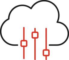 Cloud icon symbol vector image