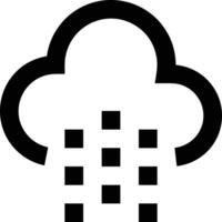 nube icono símbolo vector imagen