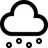 nube icono símbolo vector imagen