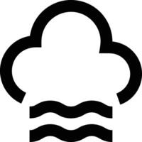 nube icono símbolo vector imagen