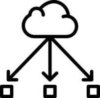 Cloud icon symbol vector image