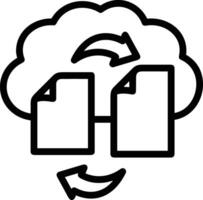 Cloud icon symbol vector image