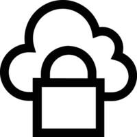 nube icono símbolo vector imagen