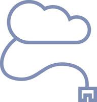 Cloud icon symbol vector image