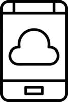 Cloud icon symbol vector image