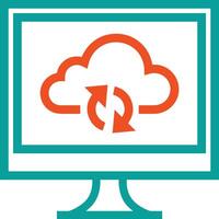 Cloud icon symbol vector image