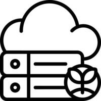 Cloud icon symbol vector image