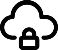 nube icono símbolo vector imagen