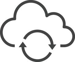 Cloud icon symbol vector image