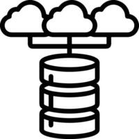 Cloud icon symbol vector image