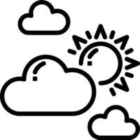 nube icono símbolo vector imagen