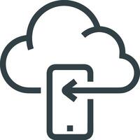 Cloud icon symbol vector image