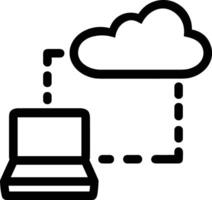 Cloud icon symbol vector image